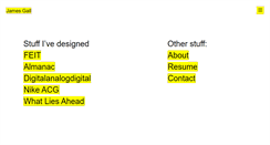 Desktop Screenshot of jamesgalldesign.com