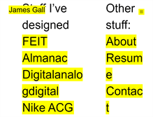 Tablet Screenshot of jamesgalldesign.com